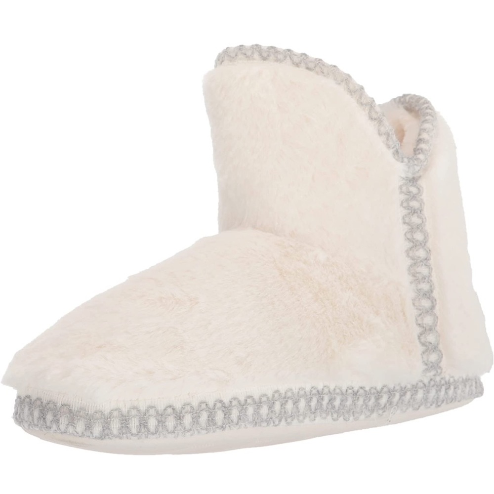 Pj Salvage NET Faux Fur Ivory Booties Size L